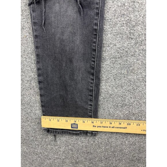 Joe's Jeans Jeans Womens 27 Washed Black The Honor High Rise Straight Distressed - Picture 7 of 10